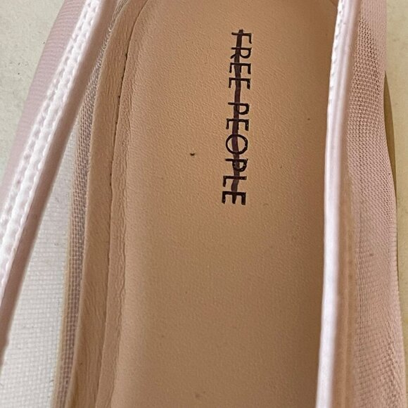 Free People Pink Mesh Mania Bow Flat NEW Size 8 - Picture 6 of 9